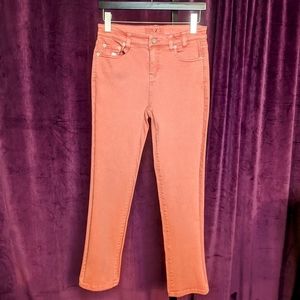 NIC+ZOE Colored Mid Rise Straight Ankle Jean